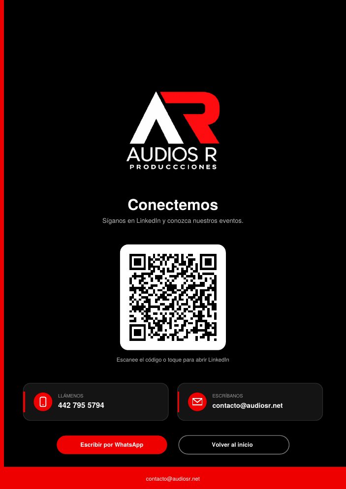 Brochure Plan Anual de Eventos 2027, página 4 de 4